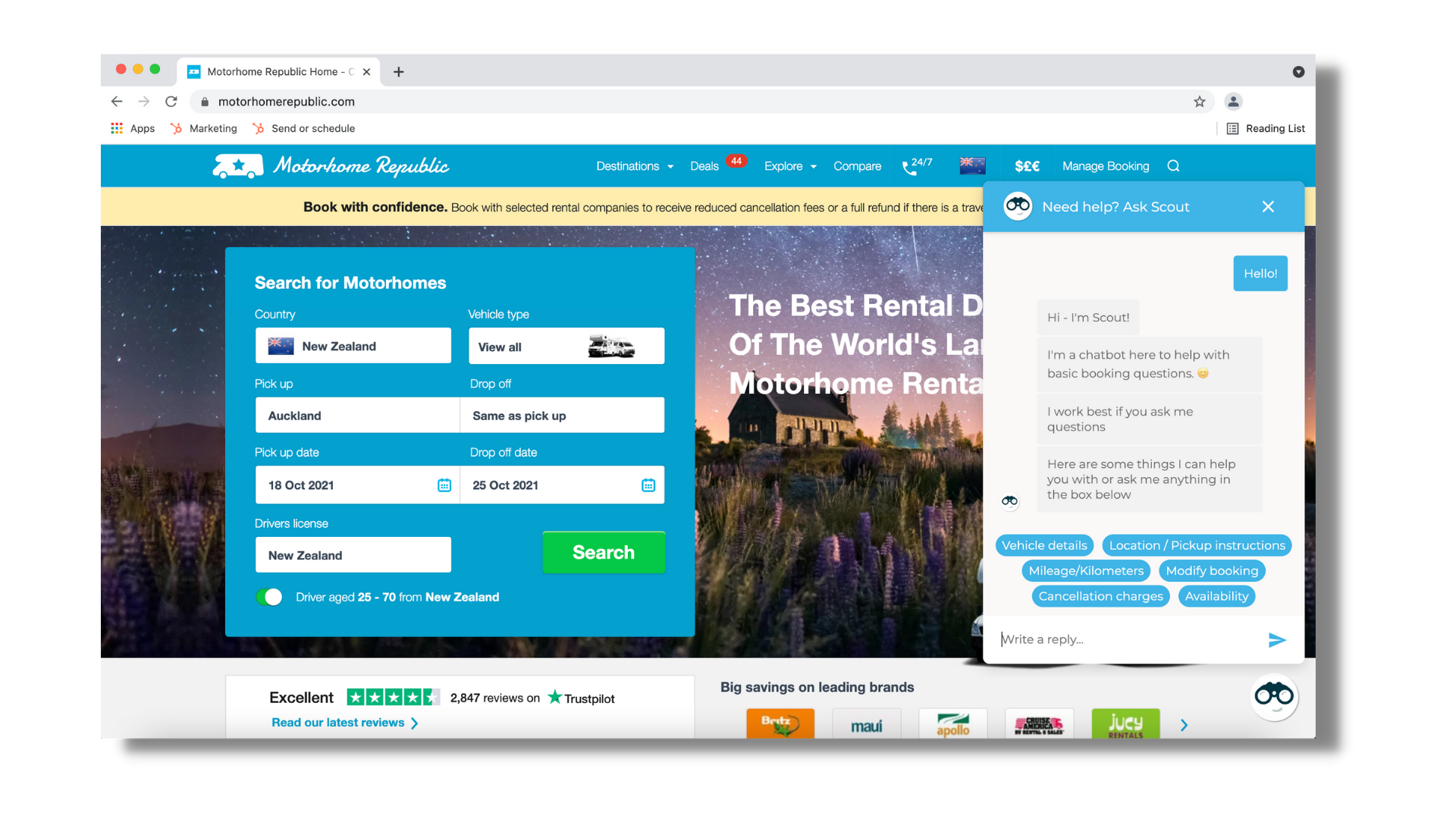 screenshot of Ambit AI